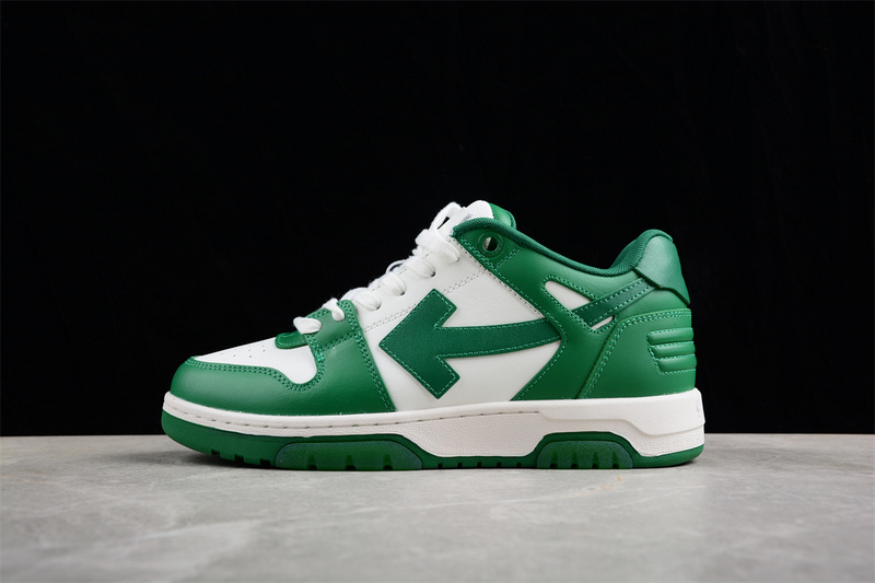 OFF-WHITE Out Of Office leather sneakers