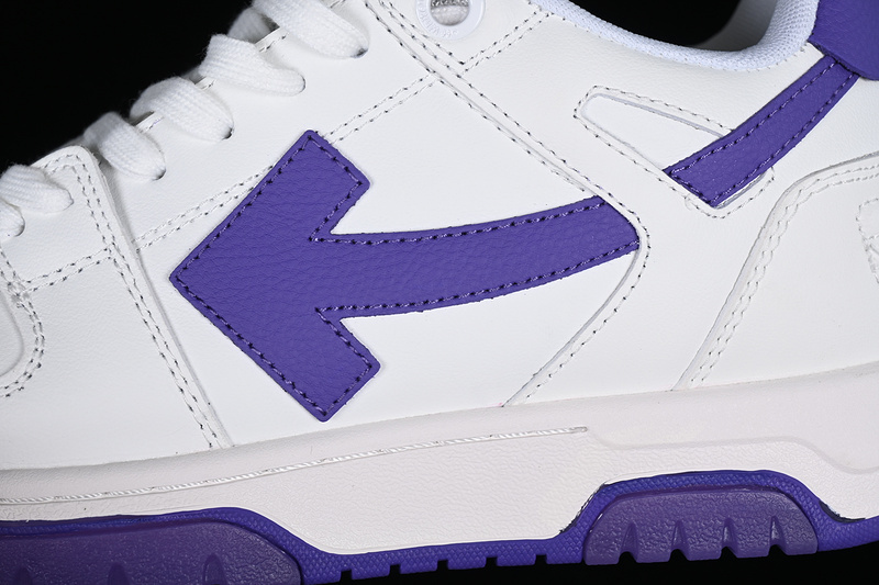 OFF-WHITE Out Of Office leather sneakers