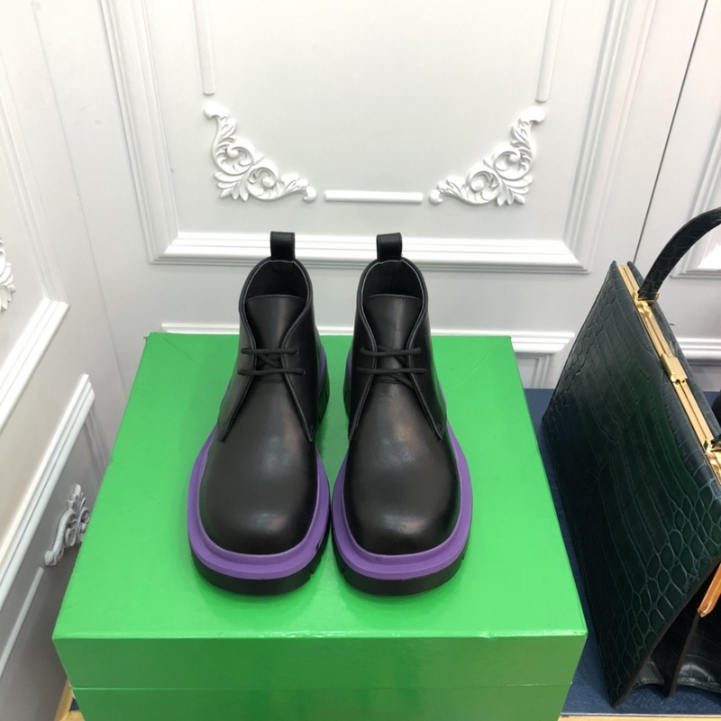 b0tte*a Ven*ta tire leather ankle boots