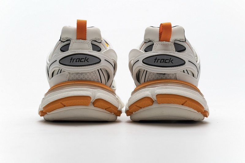 Balenciaga Tess S.White Orange LED 542436 W1GB7 9059