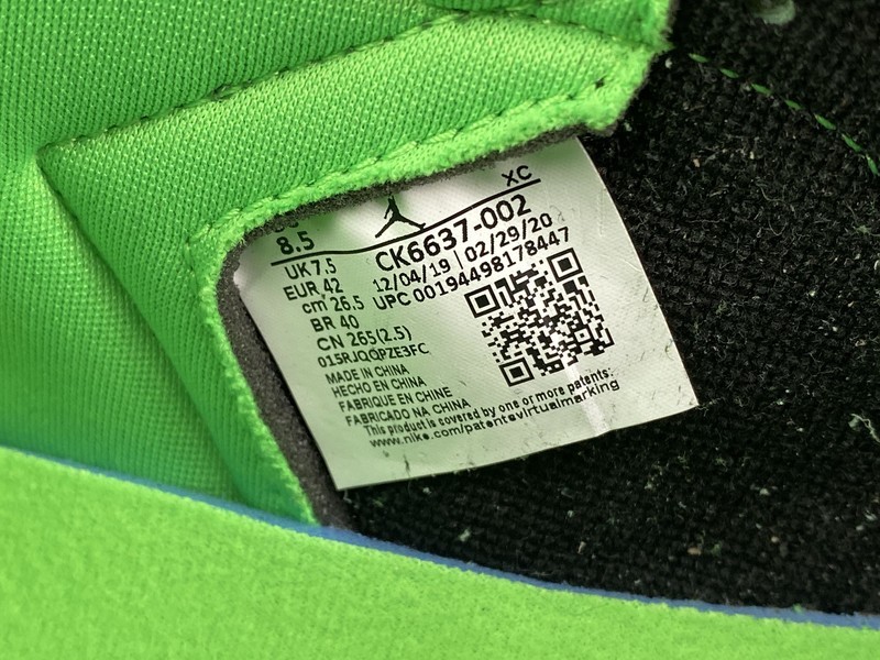 Air Jordan 1 Zoom Rage Green CK6637-002