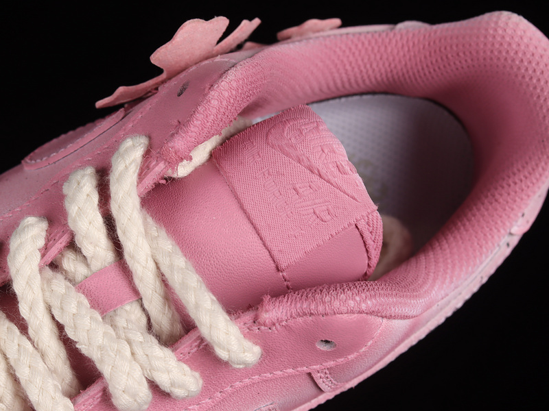 Ch*0me He**ts x nike  air force 1 low 07 pink/pink/white dd8959-100