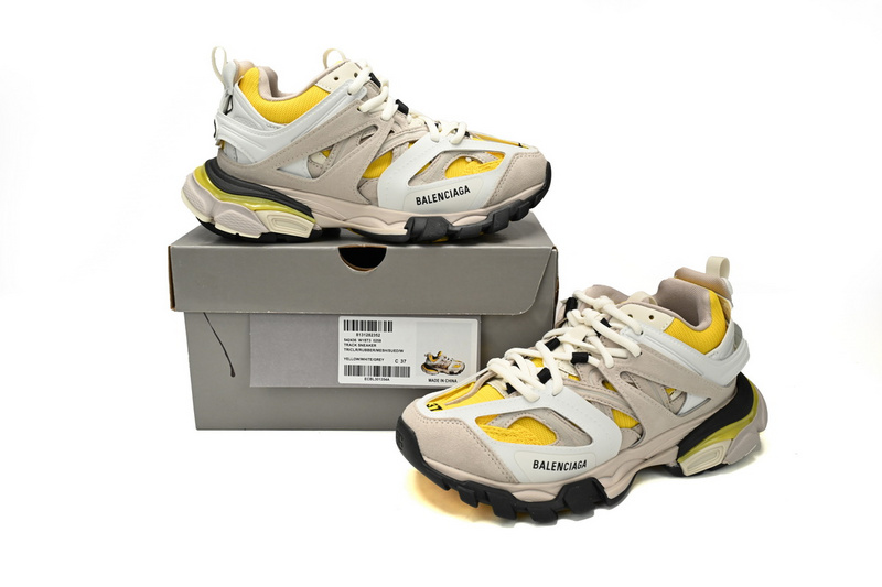 Balenciaga Tess S.Black Rice Grey White Yello  542436 W1ST3 0258