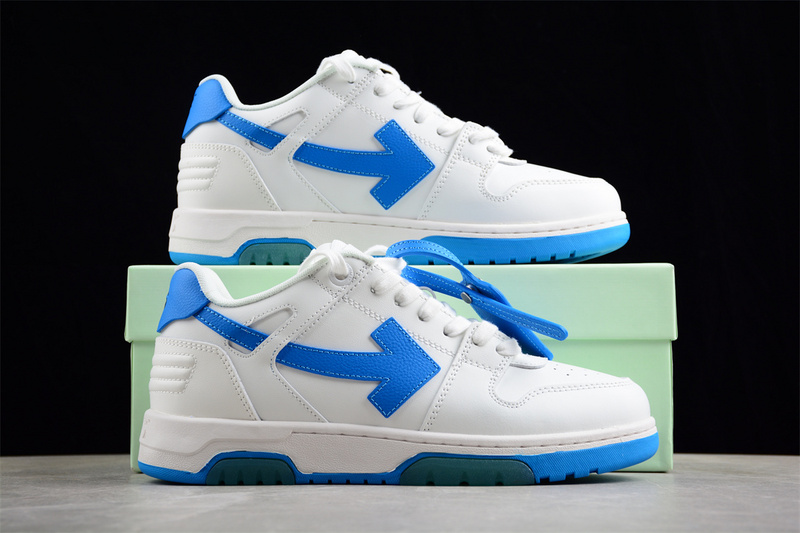 OFF-WHITE Out Of Office leather sneakers