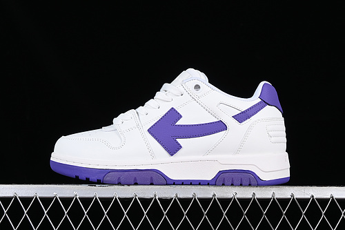 OFF-WHITE Out Of Office leather sneakers