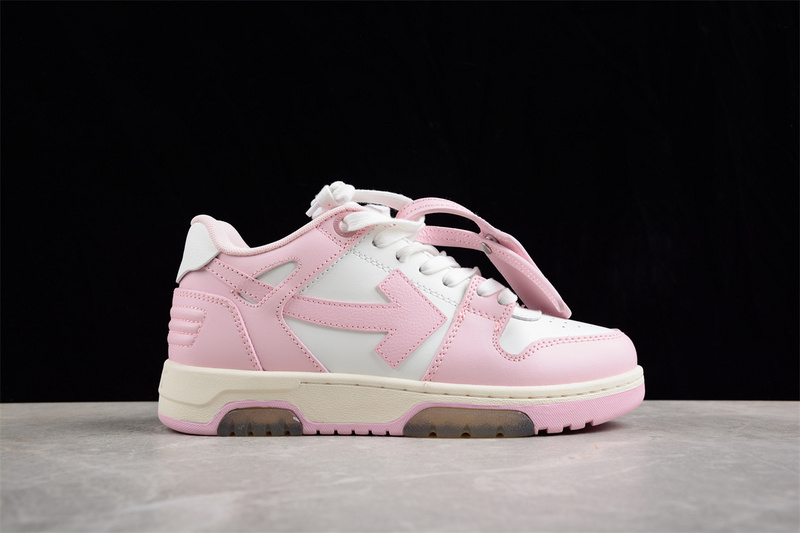 OFF-WHITE Out Of Office leather sneakers