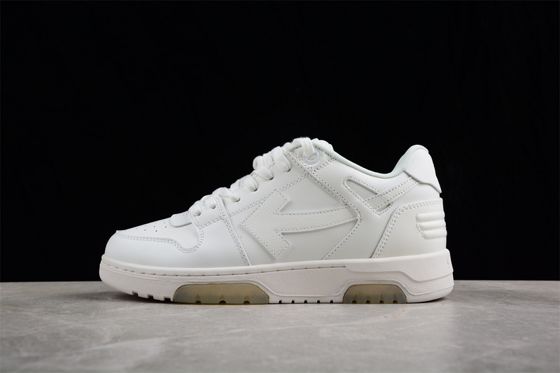 OFF-WHITE Out Of Office leather sneakers