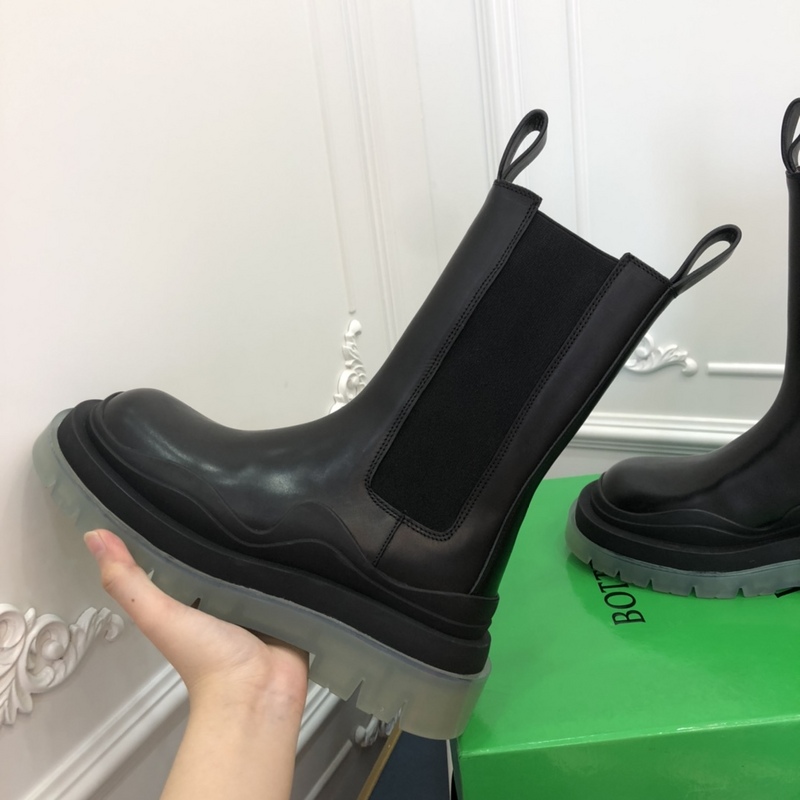 b0tte*a Ven*ta tire leather ankle boots