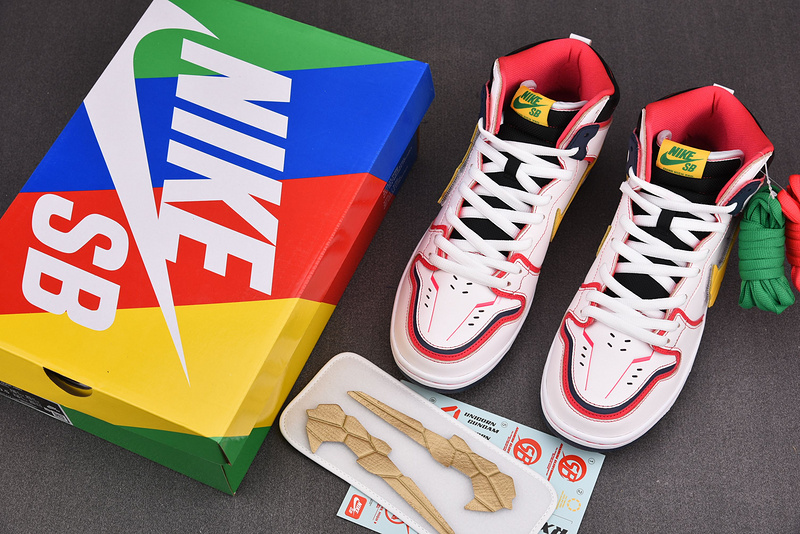 Nike Dunk SB High RX-0 Unicorn Gundam shoes DH7717-100
