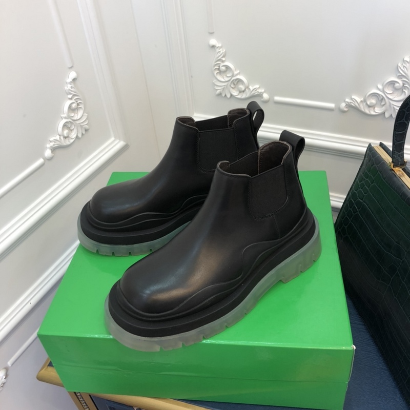 b0tte*a Ven*ta tire leather ankle boots
