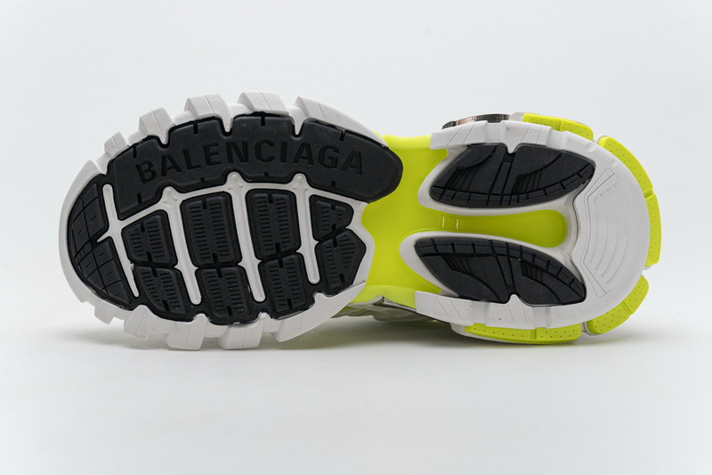 blenciaga Track 2 Sneaker White Fluo Yellow  568515 W2ON3 9073 B