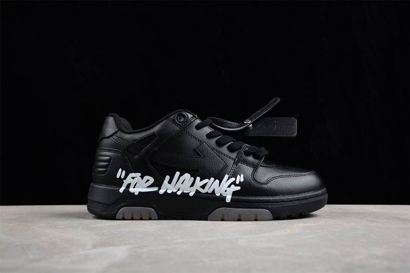 OFF-WHITE Out Of Office leather sneakers
