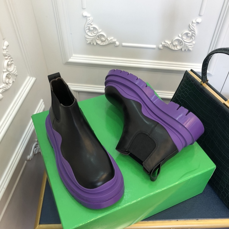 b0tte*a Ven*ta tire leather ankle boots