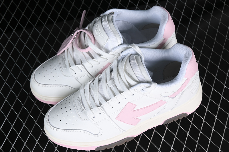 OFF-WHITE Out Of Office leather sneakers