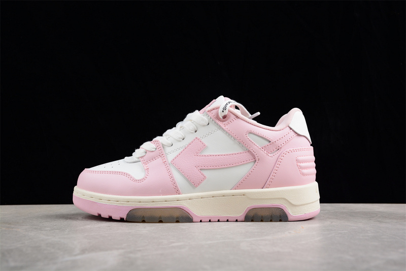 OFF-WHITE Out Of Office leather sneakers