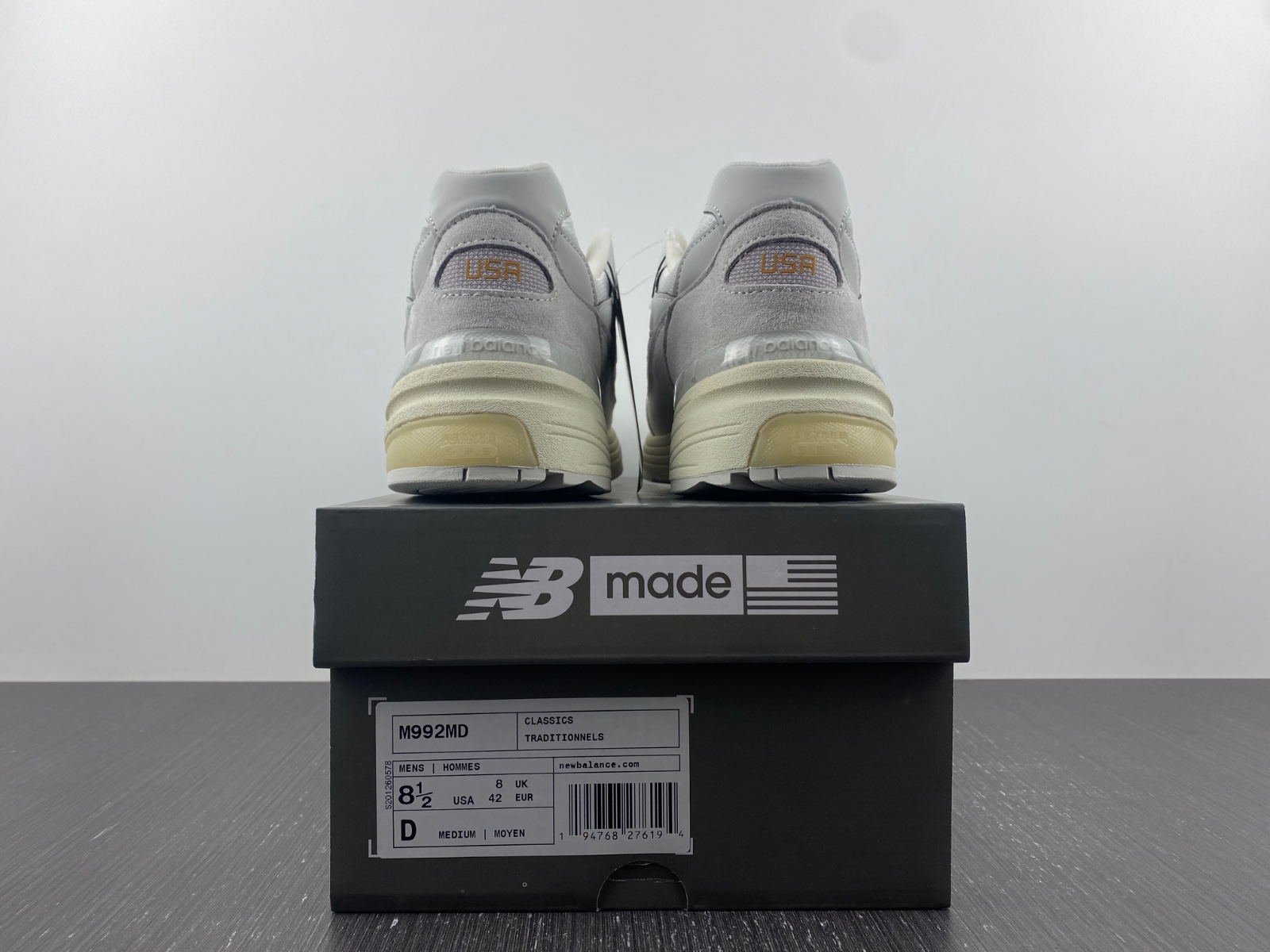 New Balance 992 White Silver (2021) - M992MD