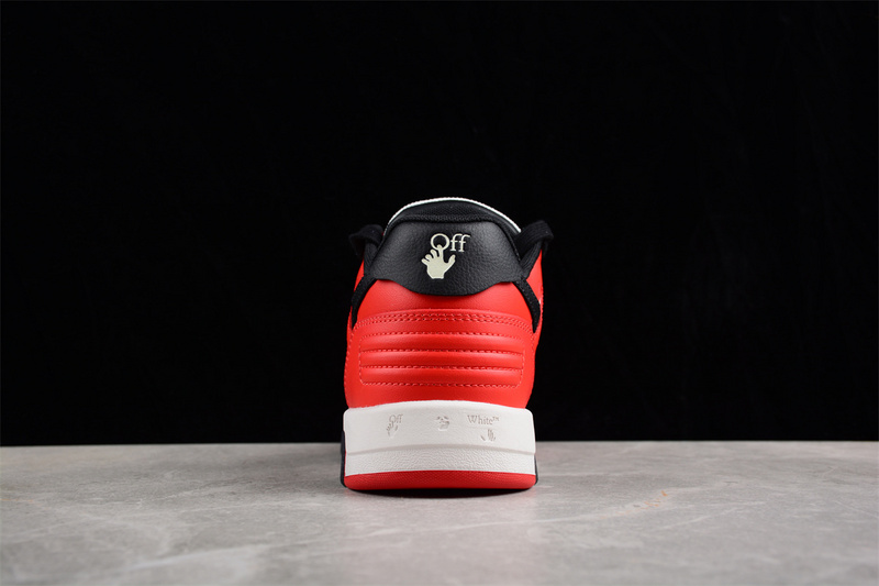 OFF-WHITE Out Of Office leather sneakers