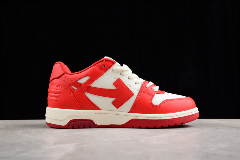 OFF-WHITE Out Of Office leather sneakers