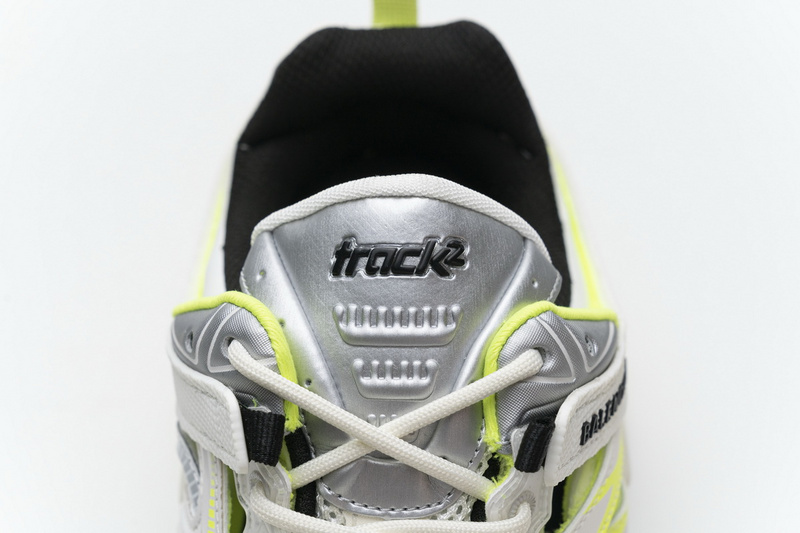 blenciaga Track 2 Sneaker White Fluo Yellow  568515 W2ON3 9073 B