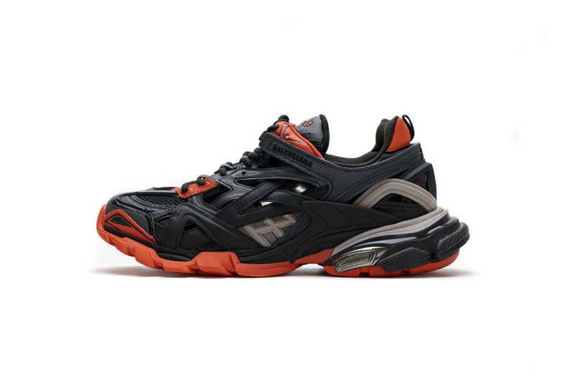 Balenciaga Track 2 Sneaker Dark Grey Orange  570391 W2GN1 2002