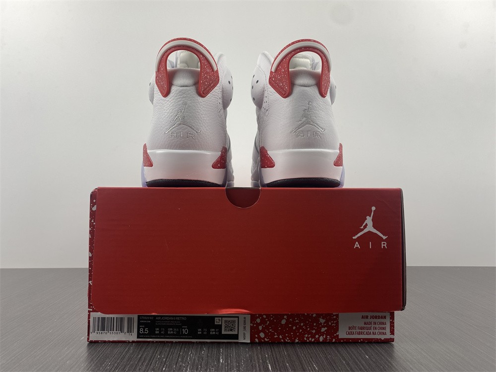 Air Jordan 6 “Red Oreo” CT8529-162
