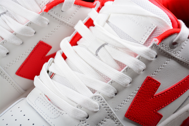 OFF-WHITE Out Of Office leather sneakers