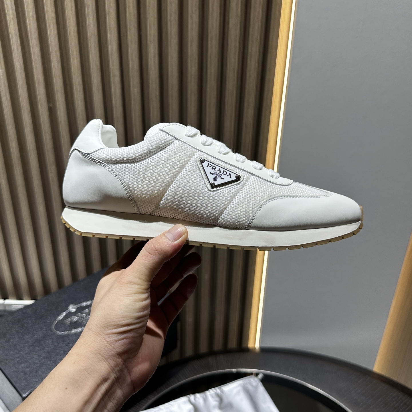 Prada Leather Sneakers