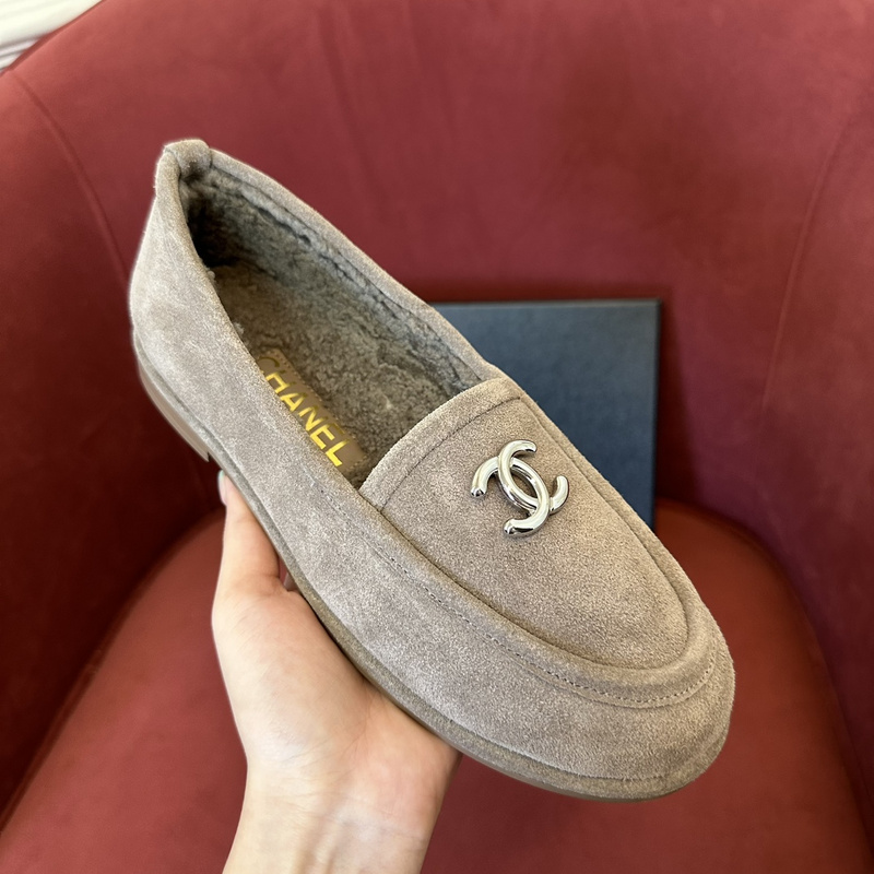 Chanel Suede loafers
