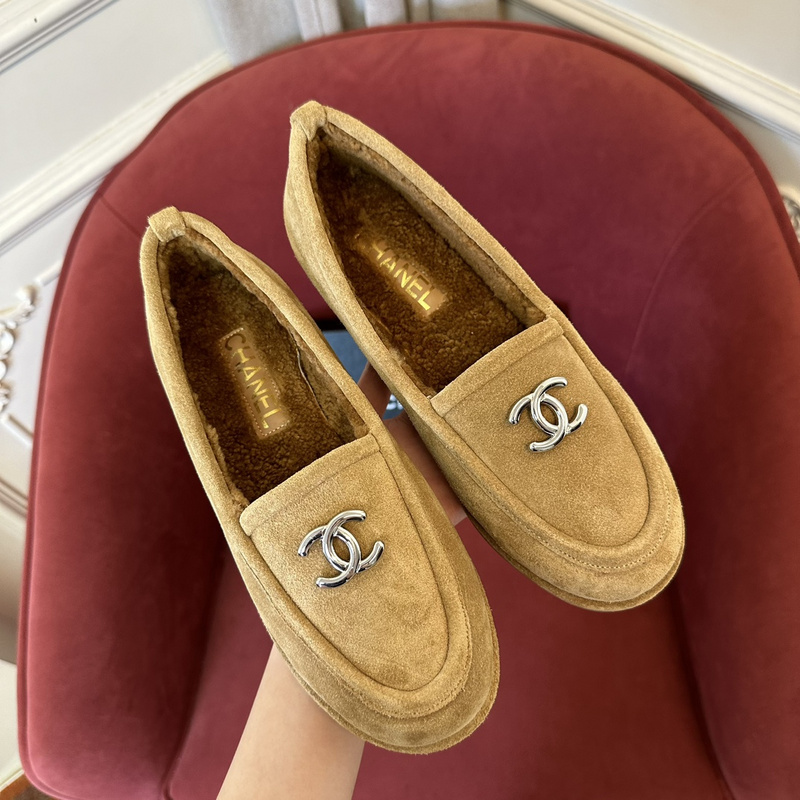 Chanel Suede loafers