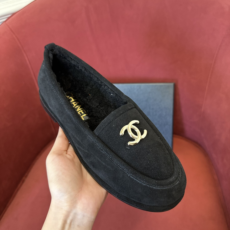 Chanel Suede loafers