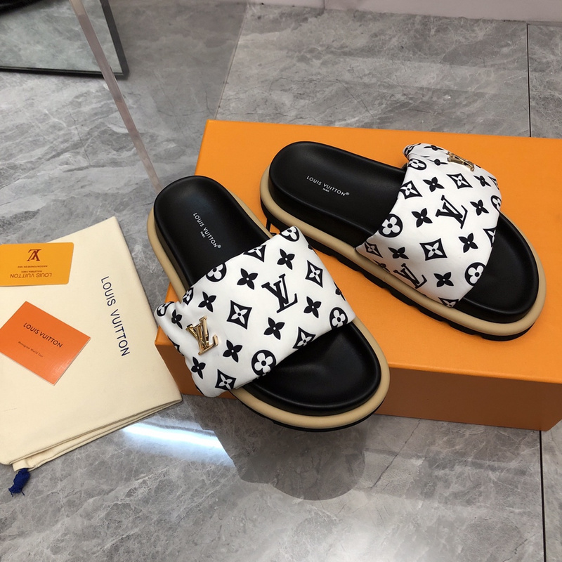 LV POOL PILLOW COMFORT MULE